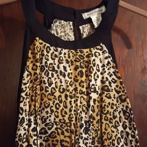 Leopard print romper